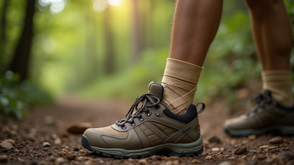 ankle taping for hiking stability