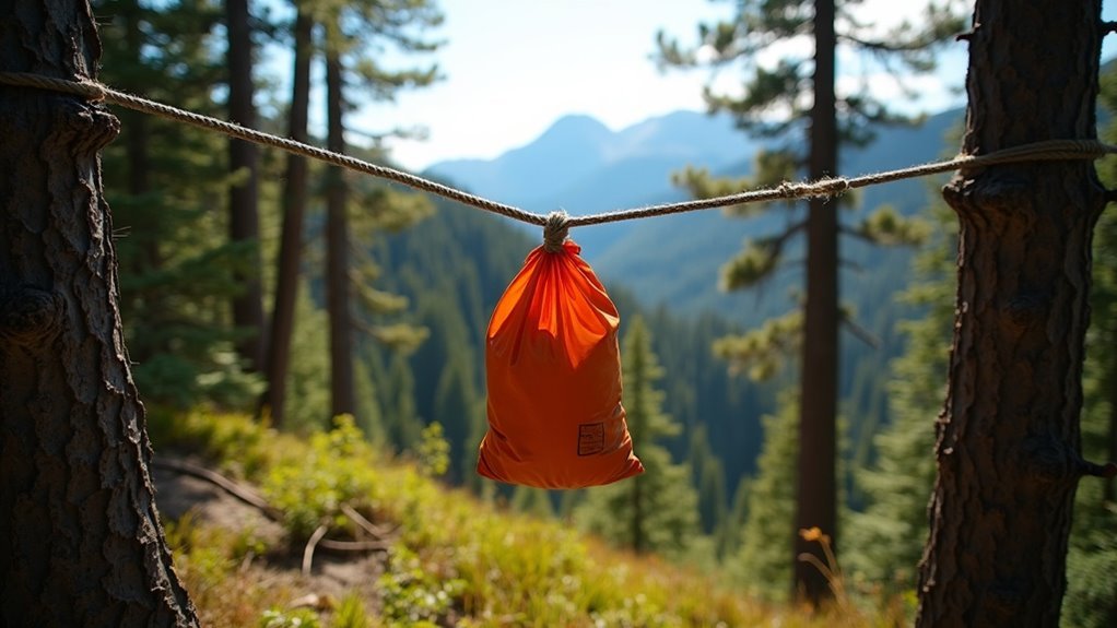 bear proof food storage method
