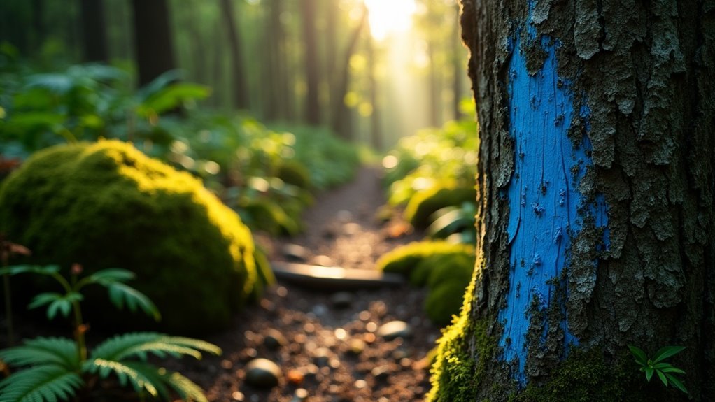 blue blazing hiking routes