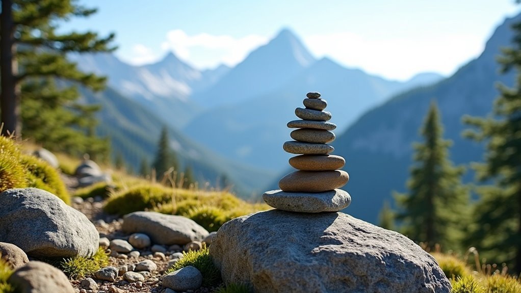 cairn as trail marker