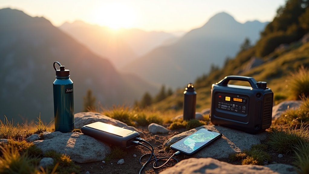 charge devices while hiking