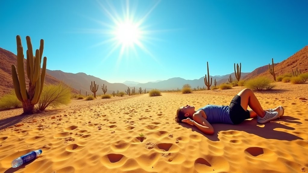 desert hiking heat exhaustion