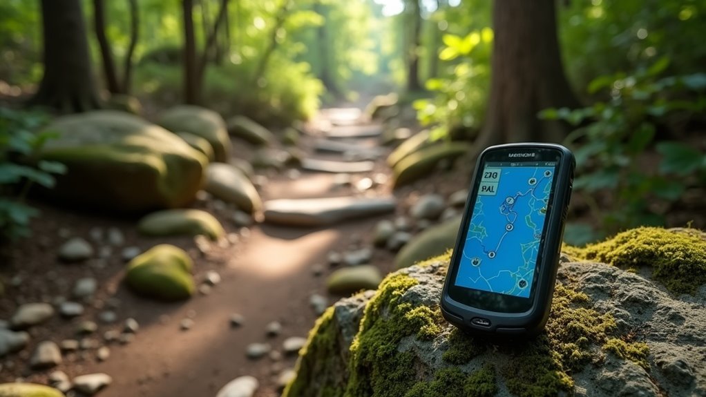 digital hiking navigation format