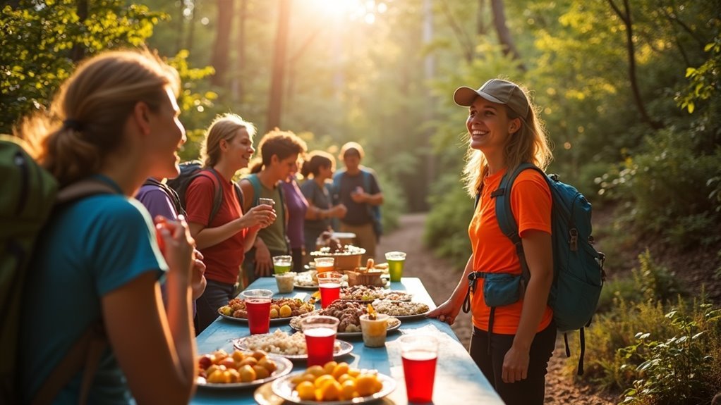 generous support for hikers
