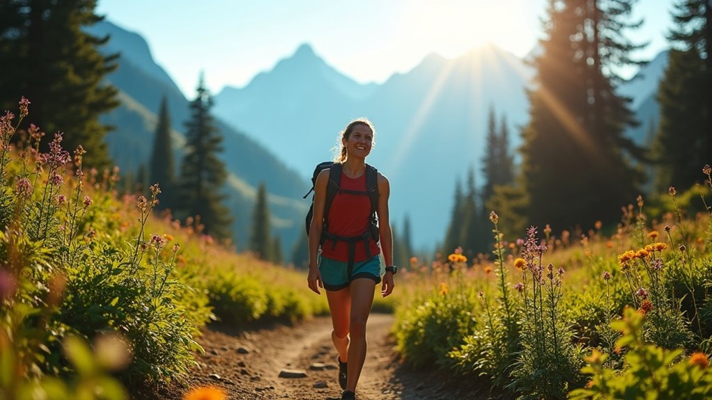 hiking aids weight loss