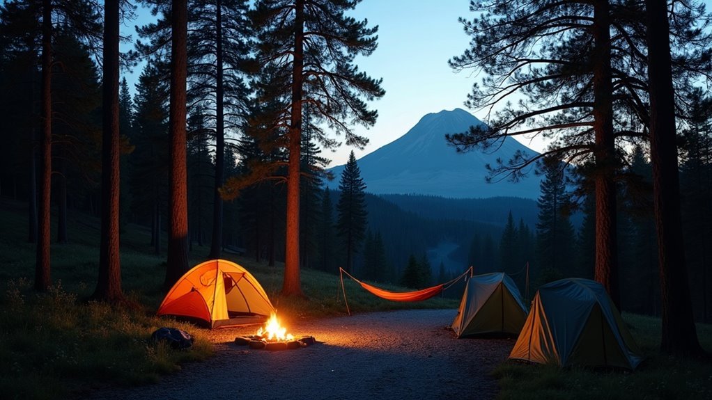 hiking camp noise regulations