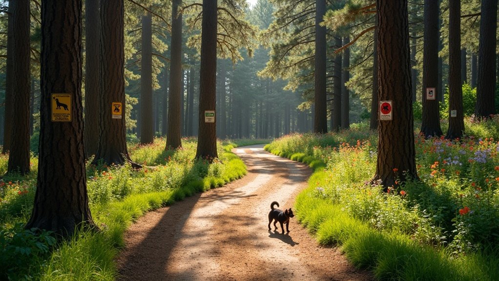 hiking dog regulations overview