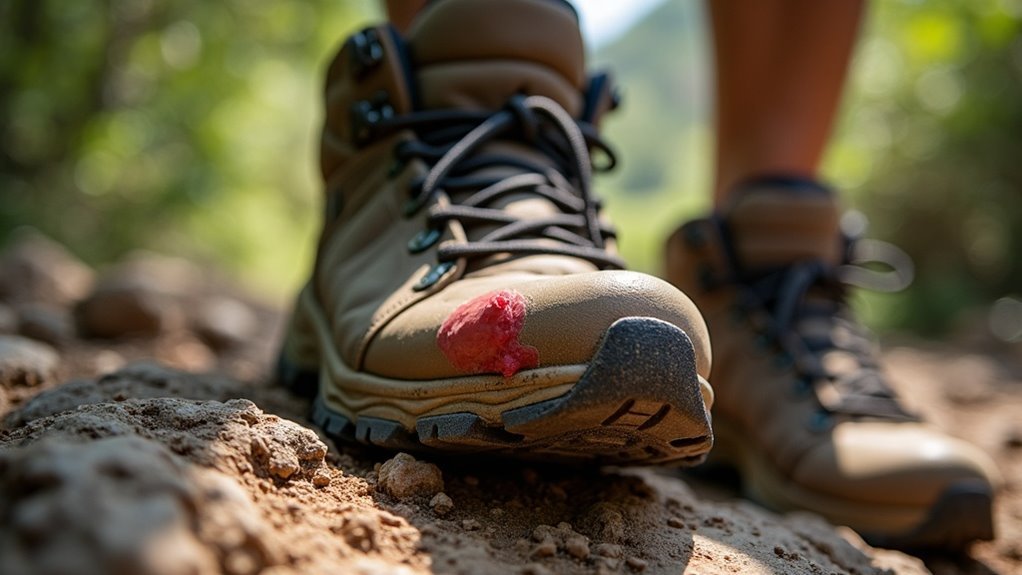 hiking foot care hotspots