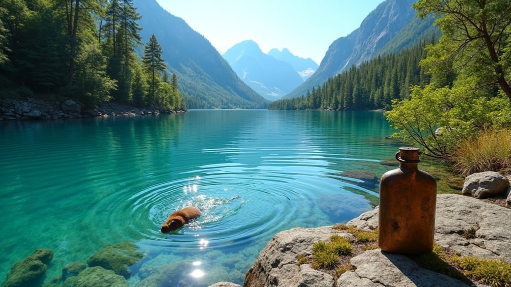 hiking hydration with platypus