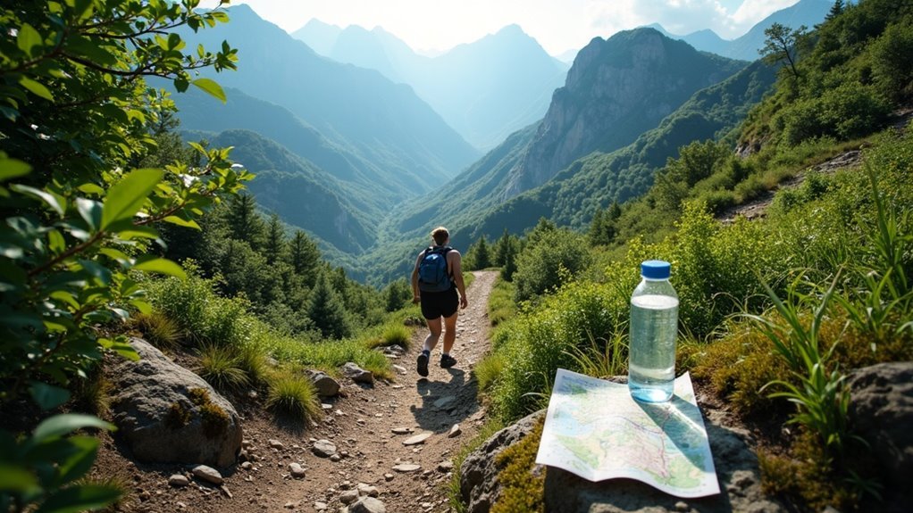 hiking steep switchbacks training