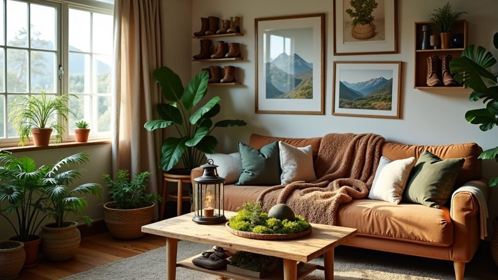 hiking themed home decor ideas