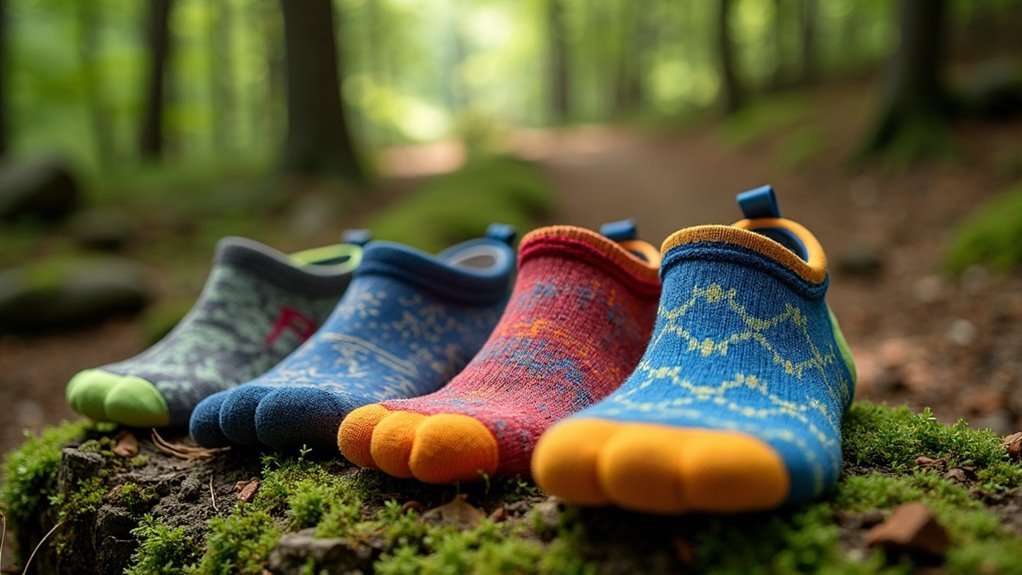 hiking toe socks comfort