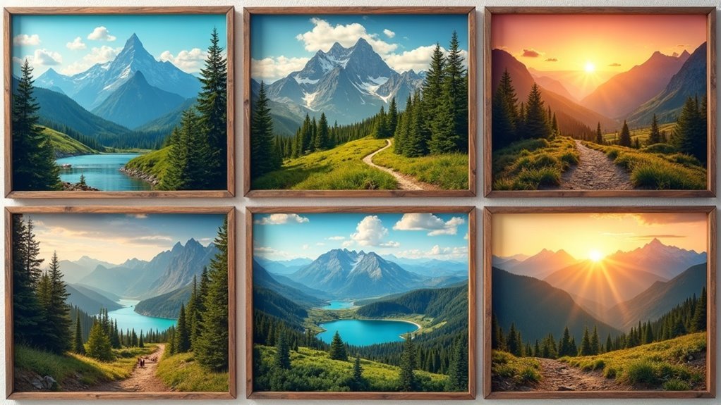 inspiring hiking adventure posters