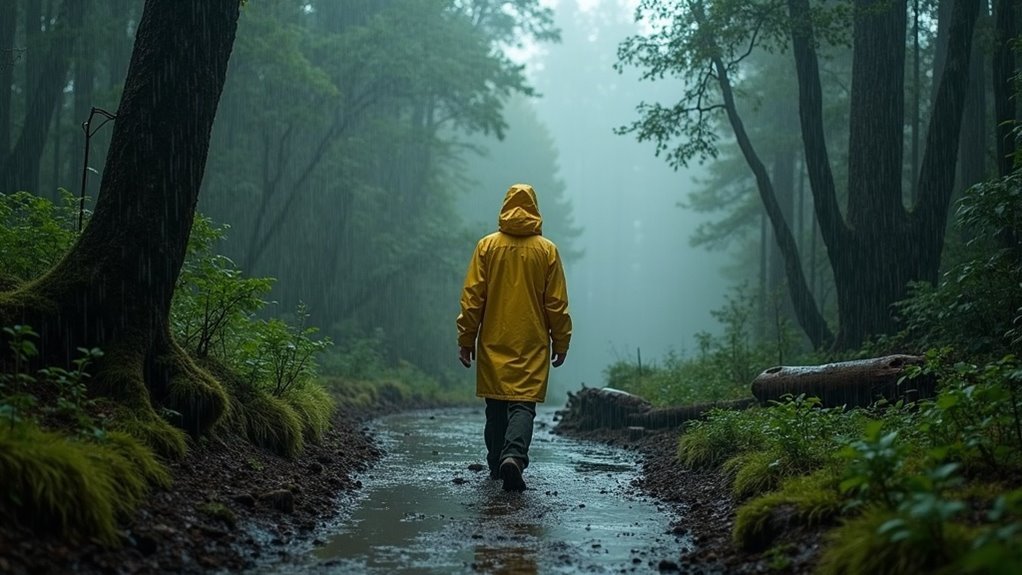 rainy hiking hypothermia risk