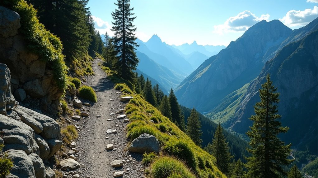 strenuous hiking trail grades