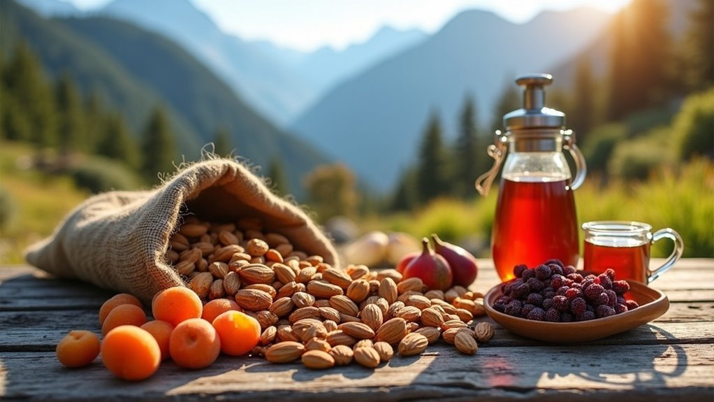 sustained energy hiking foods