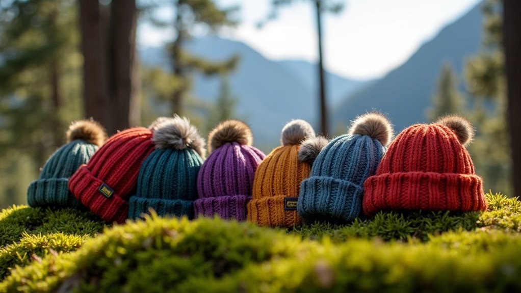 warm hiking beanies selection