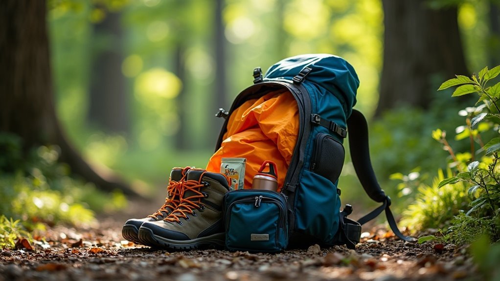 weight distribution in backpack
