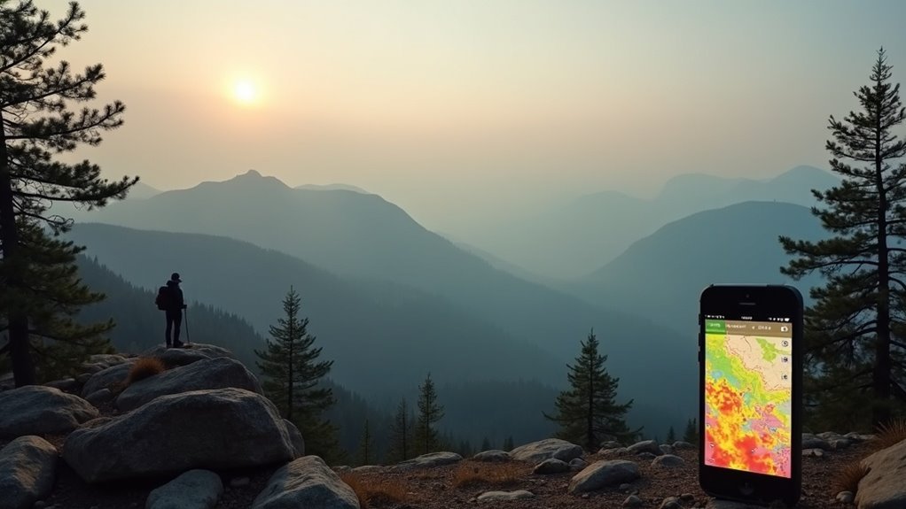 wildfire smoke hiking air quality