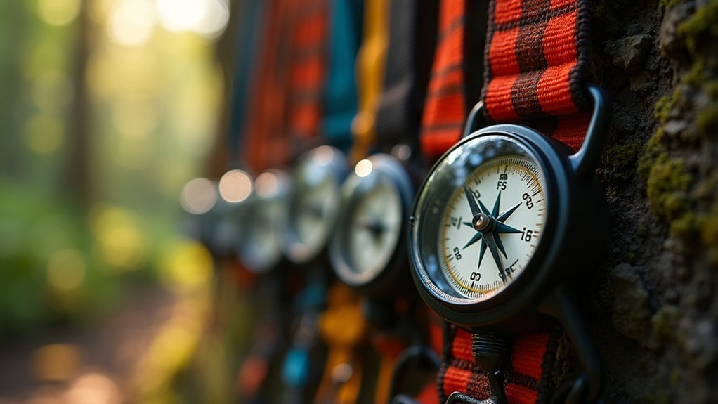hiking compass lanyards selection