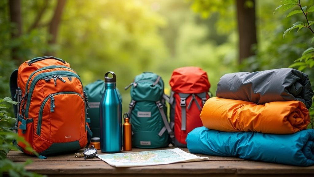 hiking gear organization solutions