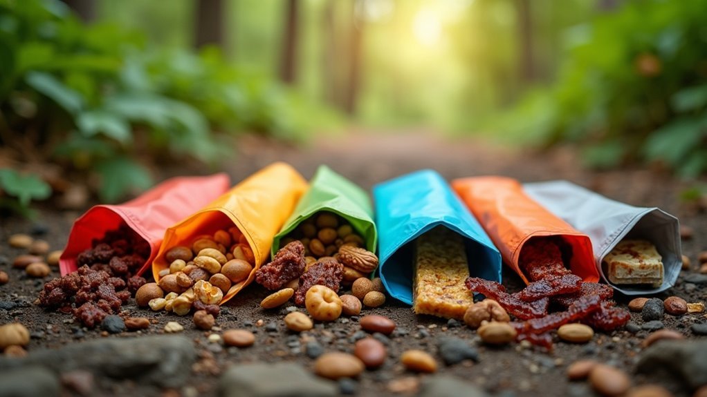 hiking snack energy pouches