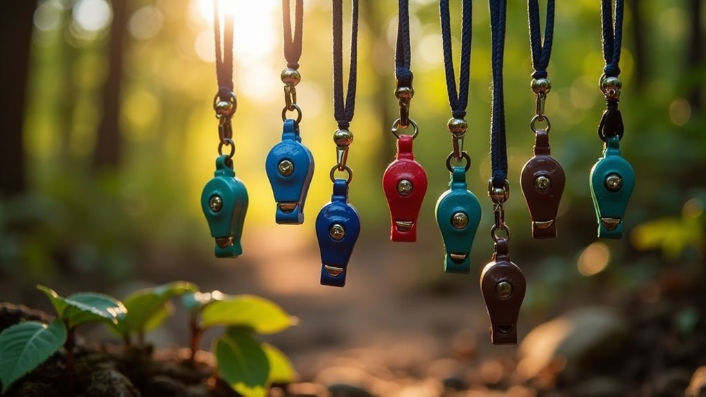 hiking whistle lanyards essentials