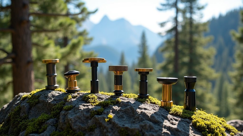 top hiking pole mounts